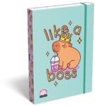 LIZZY Cutie caiet, A4, LIZZYSULI, Lollipop Capybara, verde