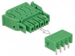 Delock 4 tűs, 3, 81 mm-es vízszintes hornyos PCB sorkapocs blokk csomag