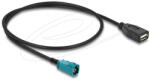 Delock Kábel HSD Z apa - A-típusú USB 2.0 anya 0, 5 m (90702) - pepita