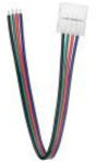 ADVITI AD-TL-6499/Z-P/RGB Egyoldalas LED RGB csatlakozó 10 mm, kábellel (AD-TL-6499/Z-P/RGB)