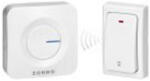 ORNO HOME OR-DB-MT-156/W ONDO AC vezeték nélküli, hálózatról működő kapucsengő elemmentes gombbal, tanulórendszerrel, 36 hanggal, 200 m, fehér (OR-DB-MT-156/W)