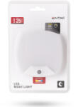 Entac 0.5W ENL-RS-0.5W-DS Négyzetes Fehér hideg fehér Éjjeli Fény (Entac-ENL-RS-0-5W-DS)