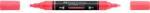 Faber-Castell Akril marker kétvégű MULTIMARK 255 Faber-Castell neon narancs (FC185955) - tintasziget