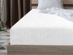  Cearsaf cu elastic fleeces MOLTON alb 90 x 200 cm