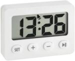 TFA ébresztőóra fehér, 6 cm