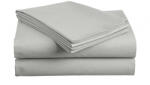  Cearsaf de bumbac cu elastic STANDARD 90 x 200 cm gri deschis