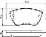 Bosch Első Tengely Fékbetét Bosch Fiat 500 Doblo Idea Panda Siena Ford Ka
