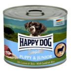 Happy Dog Supreme Sensible Puppy&Junior konzerv, bárány és rizs ízesítésű nedves állateledel kölyök és fiatal kutyák számára 200 g - falatozoo