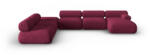 Windsor & Co Coltar in forma de U cu 7 locuri Kepler cu tapiterie din Chenille with corduroy effect (WIN_SET6R_185_F1_KEPLER5)
