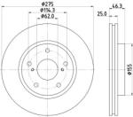 MINTEX féktárcsa MINTEX MDC2285 for TOYOTA (MDC2285)