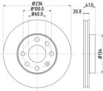 MINTEX féktárcsa MINTEX MDC322 for DAEWOO, OPEL, CHEVROLET, BEDFORD, … (MDC322)
