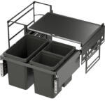 Vauth-Sagel VS ENVI Water hulladékgyűjtő KB 800 mm 2 x 10/1 x 22 L lávaszürke (SCH-103381457)