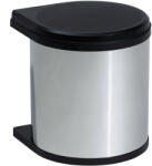 Hailo beépíthető szemetes Mono 12 Liter nemesacél/fekete (SCH-103380624)