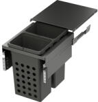 Vauth-Sagel VS WASH beépíthető szennyeskosár 2 x 35 Liter KB 500 mm lávaszürke (SCH-103381951)