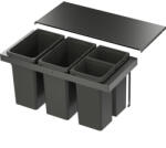 Vauth-Sagel VS ENVI Flex Pro hulladékgyűjtő KB 900 mm 2 x 28/2 x 12.5 Liter láva (SCH-103382189)