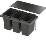 Vauth-Sagel VS ENVI Flex Pro hulladékgyűjtő KB 900 mm 3 x 28 Liter láva (SCH-103382188)