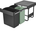 Brabantia beépíthető hulladékgyüjtő Sort & Go 10/10/20 litersötétszürke műanyag (SCH-103369829)