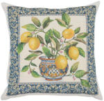 Cortimex Kft Citromos mediterrán kék párnahuzat 45x45 cm