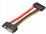 PremiumCord Sata hosszabbító 22 tűs, adat táp, 15 cm (kfsa-22)