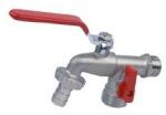  Dupla Kerti Csap 1/2" - 3/4" - 3/4" /nikkelezett (BRH)