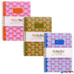 Pukka Pad Spirálfüzet, A5, vonalas, 100 lap, PUKKA PAD "Floral Jotta Notebook", vegyes minta (2144-FLO) - alter