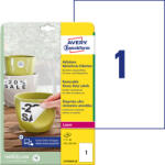 Avery-Zweckform Címkék A4 Avery Heavy Duty 210*297mm Fehér (20) (4004182067482)