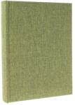 Gedeon Becsúsztatható fotóalbum 50 kép 15x21 varrott linen olive gravírozás lehetséges (KD6850 LINEN OLIVE)