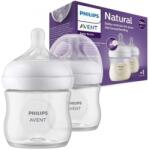Philips 2X Kólika Gátló Cumisüveg Natural 125 ML Cumi 0M (SCY900/02)