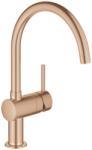 GROHE Baterie de bucatarie Grohe Minta 32917DL0, 3/8 inch, pipa inalta, tip C, pivotanta, mat, Cupru (32917DL0)