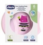 Chicco Etetőtányér 6M+ Rózsaszín, Chicco (00016001100000)