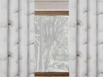  Függöny Modern Szürke Bézs Szalagos Több Méretben 150x160 Xestridx (455336)