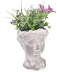 AdTrend Plante artificiale in ghiveci, mov verzi 14 x 14 x 30 cm (107024B)