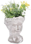 AdTrend Plante artificiale in ghiveci, galbene verzi 14 x 14 x 30 cm (107024C)