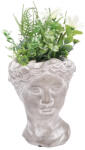 AdTrend Plante artificiale in ghiveci, albe verzi 14 x 14 x 30 cm (107024A)