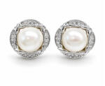 PEARL MAJESTY ezüst bedugós fülbevaló - 10 mm (2026062313)