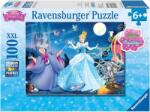 Ravensburger Пъзел с брокат Ravensburger от 100 XXL части - Очарователна Пепеляшка (13671) - baby