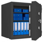 FORMAT Seif de securitate ridicata certificat antiefractie antifoc Antares 215 antracit (004451-60000FIRELFS60PDBDB)