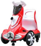 Flippy Masinuta electrica cu telecomanda pentru copii, Flippy, roti spate rotire 360, 3- 6 ani, curea siguranta, baloane de sapun, lumini si sunete, self (124559)
