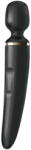 Satisfyer Wand-er Woman - vibrator de masaj reîncărcabil și rezistent la apă, negru Vibrator
