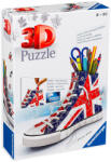 Ravensburger 3D пъзел Ravensburger от 108 части - Обувка, Union Jack (11222) - baby