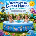 Bestway Piscina pentru copii Lumea Marina cu Scafandri Bestway O205x47 cm