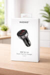 NOXO Incarcator Auto Rapid NOXO CCN-8 60W, 2x USB-C PD 30W + USB-A Fast Charge, Car Charger 3 Porturi pentru iPhone, Samsung, Xiaomi (CCN-8)