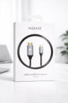 NOXO Cablu USB-C la HDMI 4K NOXO HDMI-N2, 2m, Ultra HD 3840 2160, Plug Play, Compatibil Laptop, Telefon, Monitor, TV, Proiector (HDMI-N2)
