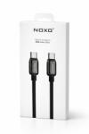 NOXO Cablu USB-C la USB-C 60W 1m NOXO CN-9 , Incarcare Rapida, Nylon Braided, Carcasa Zinc (CN-9)