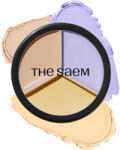 the SAEM Cover Perfection Triple Pot Concealer - 04 Tone Up Beige - Контуриращ коректор 4, 5 г