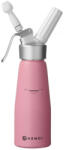 HENDI Habszifon, HENDI, 0, 5L, Pasztell rózsaszín, ⌀80x(H)260mm