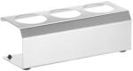 HENDI Szószadagoló flakon állvány, HENDI, 3 lyuk ø 50 mm, 229x90x(H)78mm