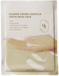 HEVEBLUE Salmon Caring Centella Green Mask Pack - Хидратираща и Успокояваща Маска 1бр/25ml