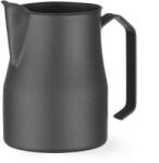 HENDI Tejes kancsó V alakú kiöntővel matt fekete, HENDI, 0, 7L, Fekete, ⌀84x(H)130mm (451045)