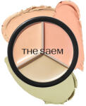 the SAEM Cover Perfection Triple Pot Concealer - 03 Correct Up Beige - Коректор за контуриране 4.5г